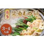 博多醤油もつ鍋 3~4人前セット AO013