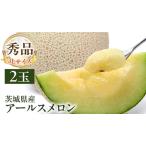 ふるさと納税 【 先行予約 】茨城県産 アールスメロン 秀品 3L サイズ × 2玉 入り おすすめ JA全農いばらき JA メロン めろん ふるさと納税.. 茨城県牛久市