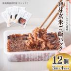 パックご飯 熟成3日 発芽玄米 12個