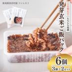 パックご飯 熟成3日 発芽玄米 6個