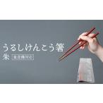 華正工房 うるしけんこう箸 食洗機対応 朱