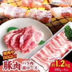 豚肉 焼肉用 バラ 肩ロース 約1.2kg