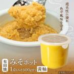 白磁器製 みそポット 黄釉 約450ml