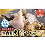 根室 市場 生食用灯台つぶ ボイル済 250g×2P
