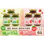 フルーツを使った 梅&苺のジャム 計6個セット