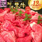 牛肉 12回 定期便 訳あり 阿波黒牛 切り落とし