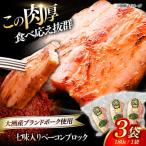 ベーコンブロック 180g×3個セット