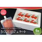 ふるさと納税 山形県産 プレミアム さくらんぼ ジェラート 6個 ( 1個 120ml ) さくらんぼソース付 ジェラート アイス ジェラートマエストロ 山形県米沢市