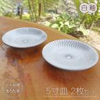 5寸皿2枚セット 三彩 C9