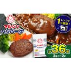 ふるさと納税 マルシンハンバーグ 36個 (3個×12P) 栃木県真岡市