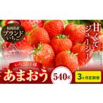 いちご あまおう 大量 540g