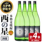 西の星 ビン 25度 1800ml×4本