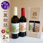 ワイン 一葉物語 赤白ワイン375ml 2本
