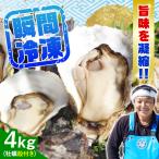 冷凍牡蠣 殻付き4kg 牡蠣