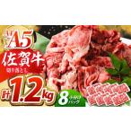 佐賀牛切り落とし150g×8パック HCW004