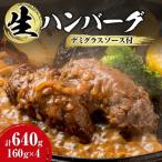 生ハンバーグ デミグラスソース付き 160g×4