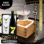 七冠馬ゴールドセブン冷酒グラスセット
