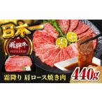 飛騨牛霜降りカタロース焼き肉440g