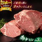 長崎和牛 ヒレ まるごと1本 3kg前後