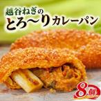 越谷ねぎのとろ りカレーパン 8個入り