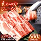 焼肉用 豚バラ肉 計600g