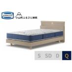 ベッド クイーンベッド BSシェルフスリム