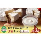 ふるさと納税 チーズ3種セット クリームチーズ・カマンベール・ホワイトブルーチーズ 各1個 セット 乳製品 チーズ 北海道ふるさと納税 北海道黒松内町