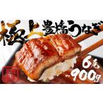 ふるさと納税 極上 豊橋うなぎ 蒲焼 6尾 ~900g  夏目商店のうなぎ / タレ付き うなぎうなぎ 愛知県豊橋市