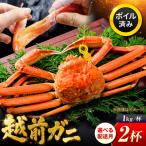 越前がに 1kg×2杯