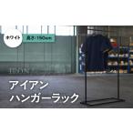 アイアンハンガーラック ホワイト 3431