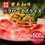 黒毛和牛 リブロース スライス 計500g