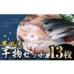 対馬 早田流 干物 セット 13枚