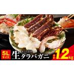 ふるさと納税 生タラバガニ 1.2kg 特大 5Lサイズ カット済み【カニ かに 蟹 たらば蟹 タラバ蟹 タラバカニ 海鮮 魚介 家計応援】 大阪府泉佐野市