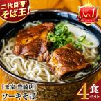 そば 生 半生めん てるきな製麺 ソーキそば 4人前