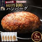 秋田牛100% ハンバーグ 150g×5個