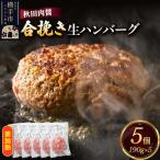 合挽き 生ハンバーグ 190g×5個