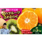 果物 詰め合わせ みかん キウイ 各2.5kg
