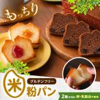 グルテンフリー 米粉パンの2種 プレーン チョコ&ココア 計4本 食べ比べセット