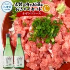 土佐の魚とお酒のおきゃくセット C ネギトロコース