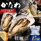 冷凍牡蠣殻付き15個 牡蠣