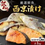 16種の中からおまかせ5種 西京漬け20枚 4切れ×5袋