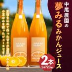 NC21x1 中尾農園の夢みるみかんジュース2本セット