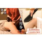 脱毛利用券 3 000円分