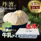 アイスクリーム 丹波産牛乳アイスクリーム 2L