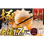 ふるさと納税 極 むき海老 大粒 1.7kg むきえび 高級 特選 大型 大サイズ 正味量 1.5kg むきエビ えび 海老 愛知県豊橋市