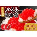 ふるさと納税 北海道加工 紅鮭いくら醤油漬け 400g 北海道札幌市