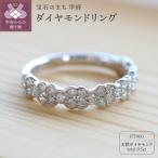 プラチナ Pt900 天然ダイヤモンドリング