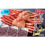 ふるさと納税 釜茹で 香住ガニ 2〜3杯 カニホタル 3パック 冷凍 配送日時指定可 かに カニ ほたるいか ホタルイカ 49-07 兵庫県香美町