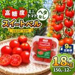 高糖度 ミニトマト スイートベル ヘタなし 150g