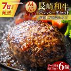 7日発送 長崎和牛ハンバーグ6個 和牛ハンバーグ
